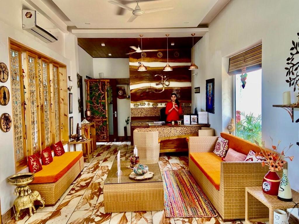 Hotel Veda5 Ayurveda & Yoga Retreat Rishīkesh Exterior foto